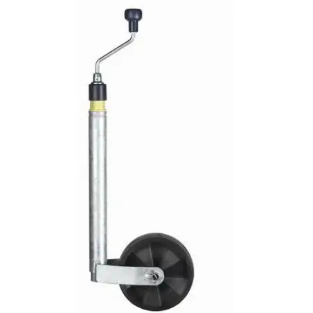 Rueda jockey completa Ø 215 x 70 mm hasta 150 kg con indicador carga
