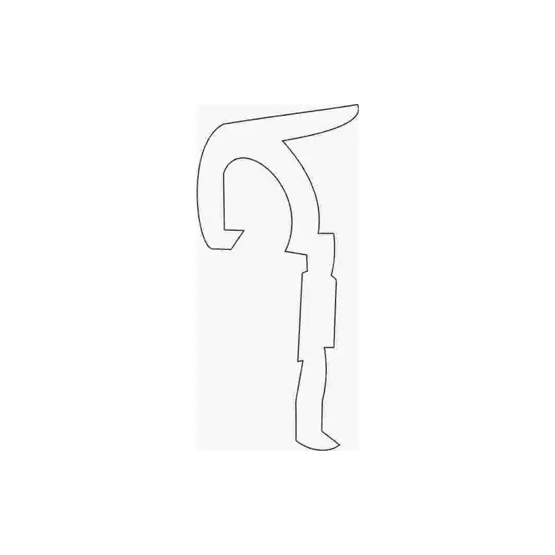 Alum. guide hinge poly.4,23