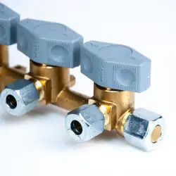 Block vk 3-10 dsv-ab3 1 inlet 10mm and 3 outlet 8mm