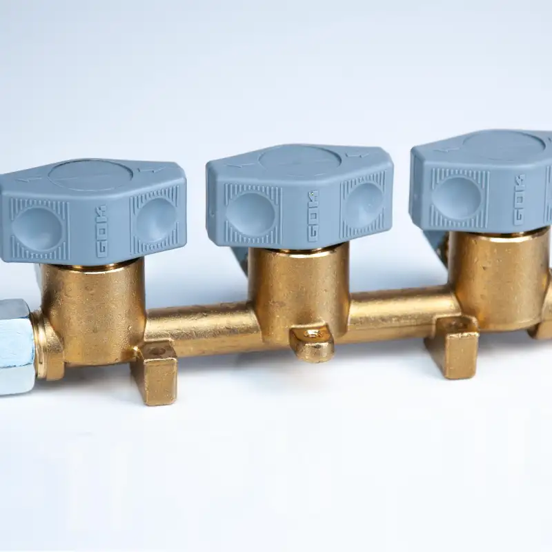 Block vk 3-10 dsv-ab3 1 inlet 10mm and 3 outlet 8mm