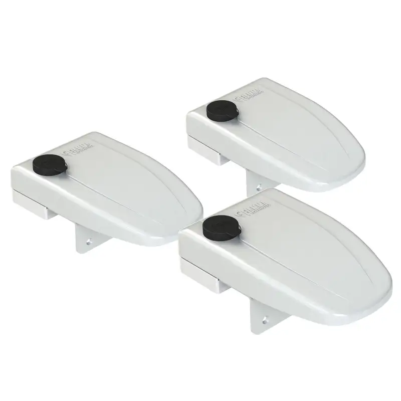 Kit 3 fechaduras seguras para moldura de porta