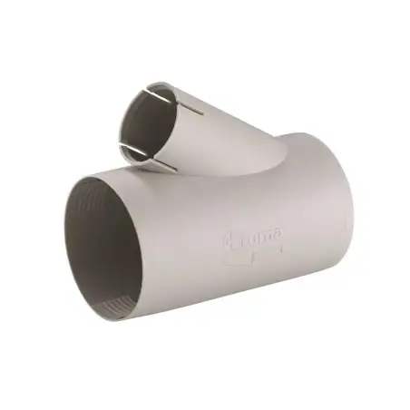 Conexion y tubo Ø 65/72 a Ø 65/72 mm y Ø 35 mm