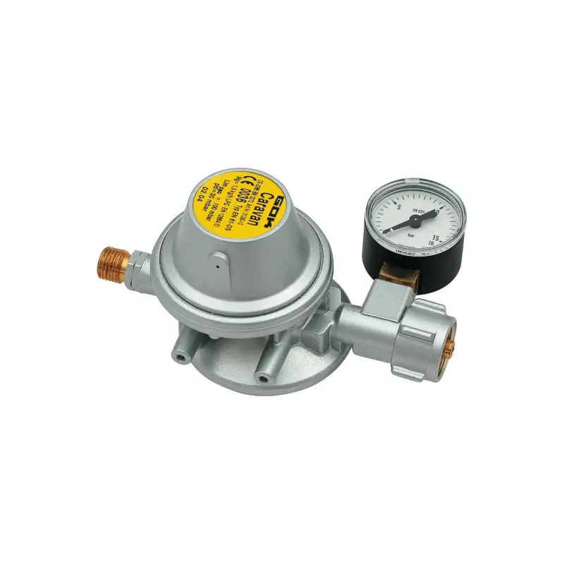 Gas regulator 30 mb.1,5 kg r.1/4 ce0036 man