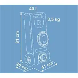 Roll tank 40l agua limpia