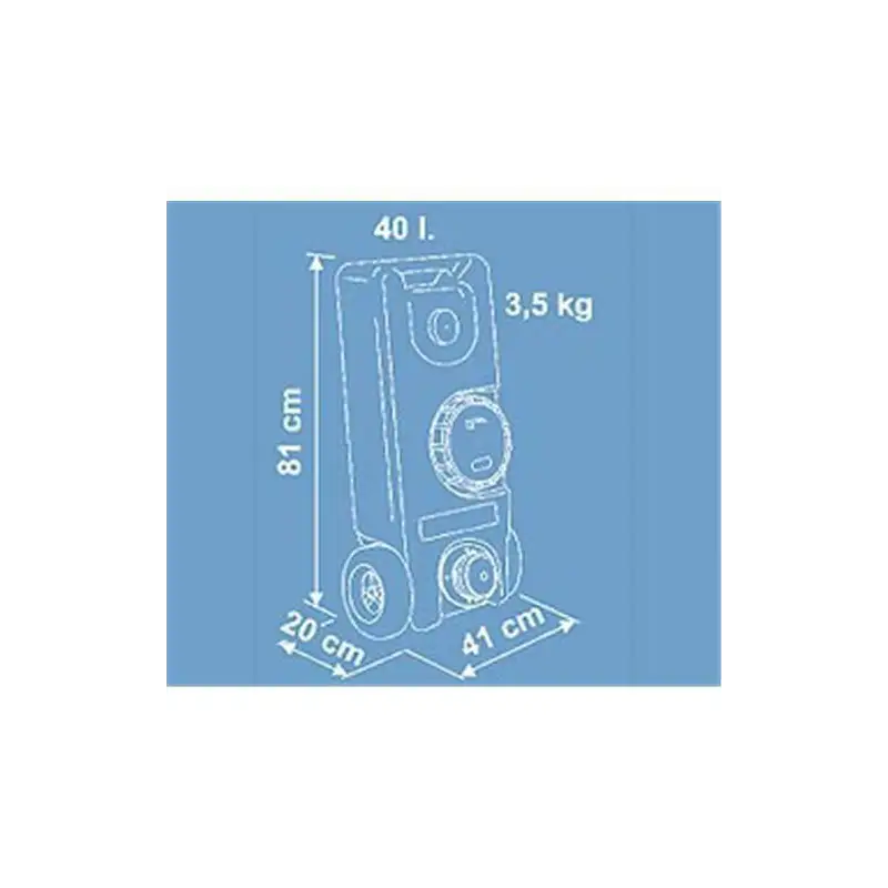 Roll tank 40l agua limpia