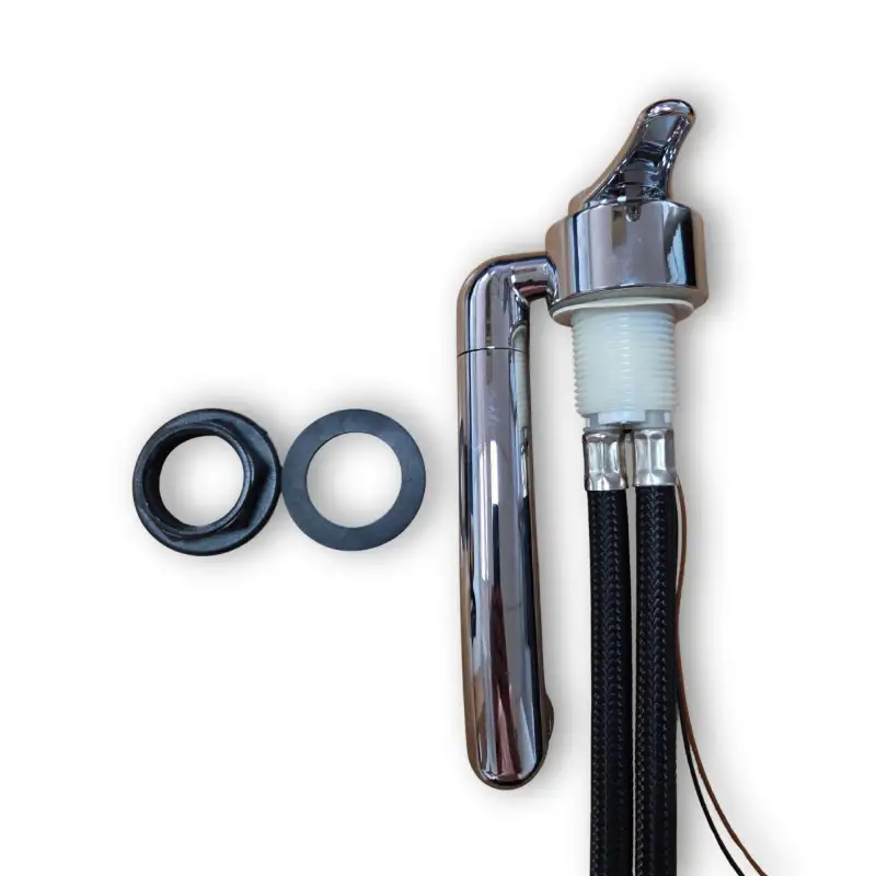 Single-lever hot/cold mixer tap, swing-away. comet florenz cro