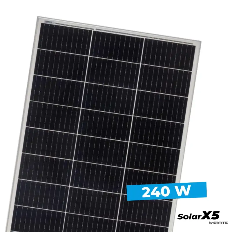 Pannello solare monocristallino da 240w