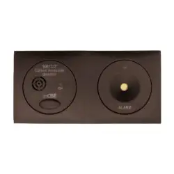 Alarma cbe 12v. monoxido de carbono marrÓn bmtco