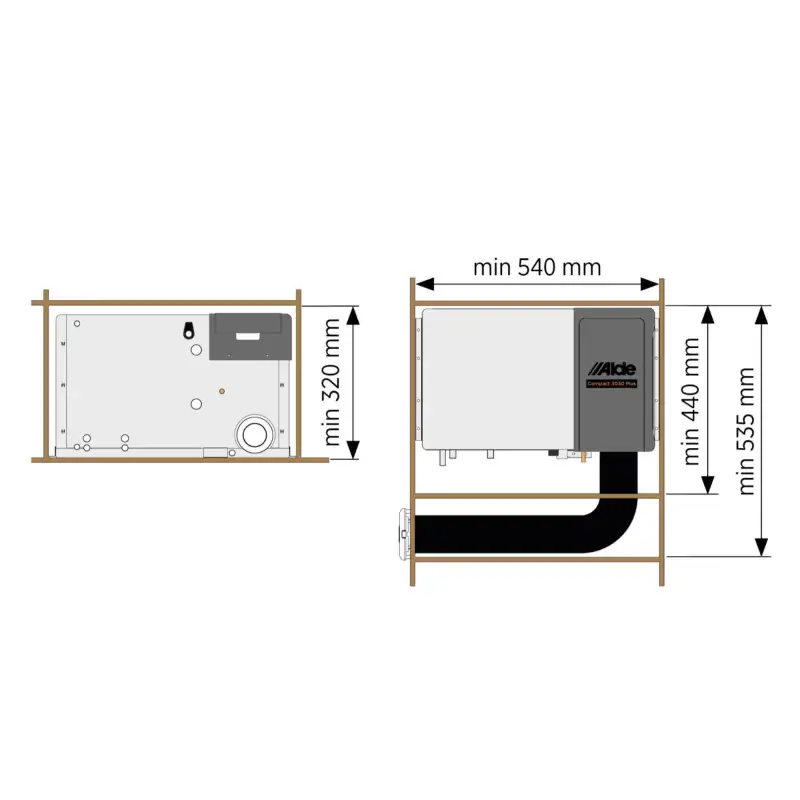 Calefaccion alde 3030 compact plus