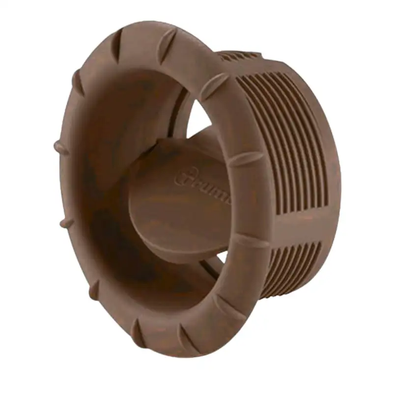 Boca salida aire en extremo marron claro