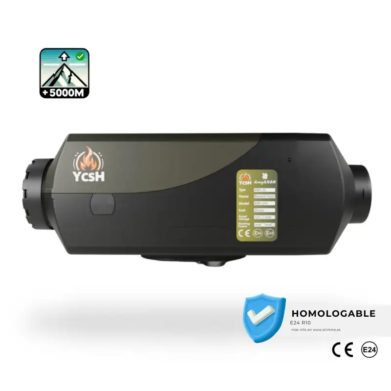 Kit calefaccion estacionaria diesel 5kw 12v ycsh - homologable