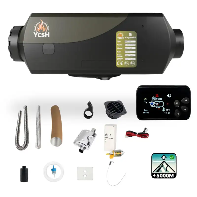 Kit calefaccion estacionaria diesel 5kw 12v ycsh - homologable