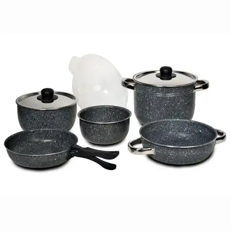 Juego cazuelas stone rock 22 plus