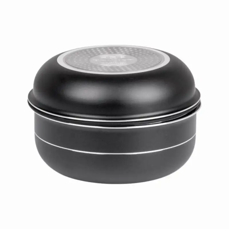 Juego cazuelas aluminio mini Ø 20cm con funda pirate spacemaster