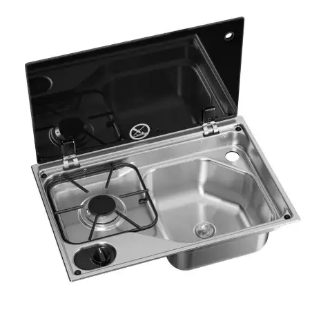 Combinacion dometic 1 fogon + seno 525 x 170 x 350 c. tapa