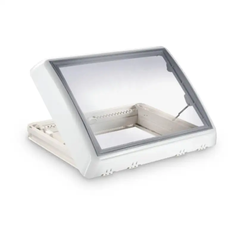 Claraboya dometic midi heki 700 x 500 manivela blanca sin ventilacion