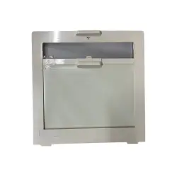 Frame with mosquito net and blind roll white