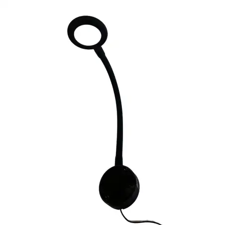 Foco flexible led silicona negro con usb