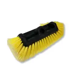 Cleaning brush with side bristles