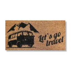 Alfombra coco travel 25 x 50