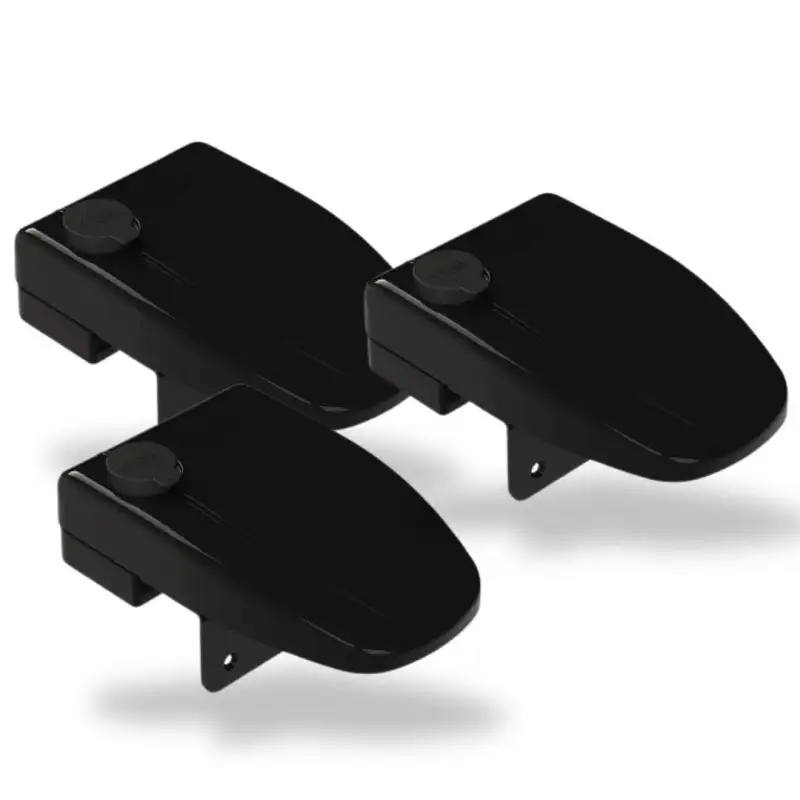 Kit 3 cerraduras safe door frame negra