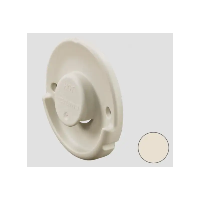 Tapa toma/ salida aire evac. lateral e2400/boiler bgf crema