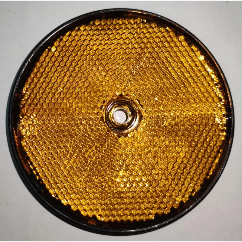 Reflectante circular ambar Ø 85