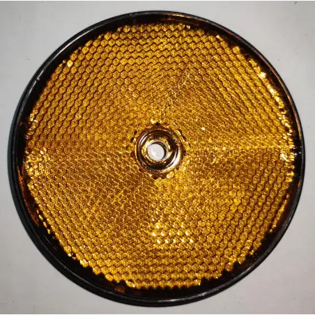 Reflectante circular ambar Ø 85