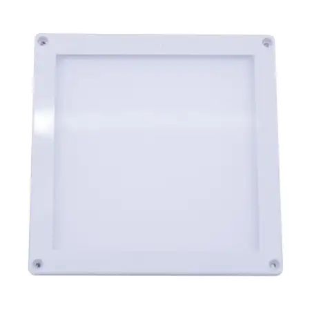 Plafon cuadrado led 10x10 cm blanco 12v. 9w.