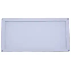 Plafon rectangular led 20x10 cm blanco