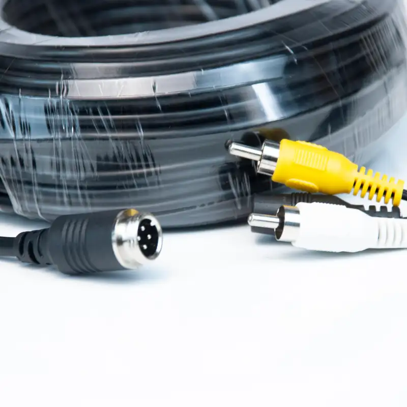 Cable camara 20m conector aviaciÓn 2 a 1