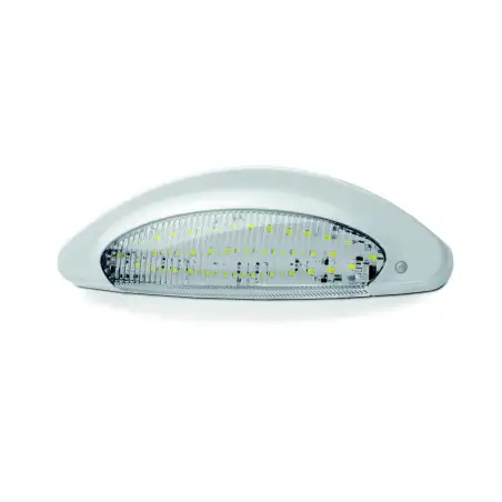 White wave canopy light 18 leds