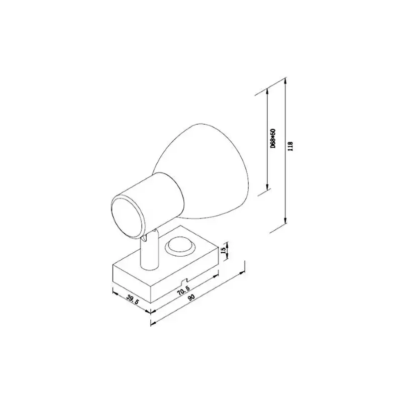 2 col fdd1 3w nickel c. tactile reading light