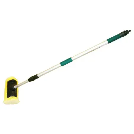 Cleaning brush with side bristles