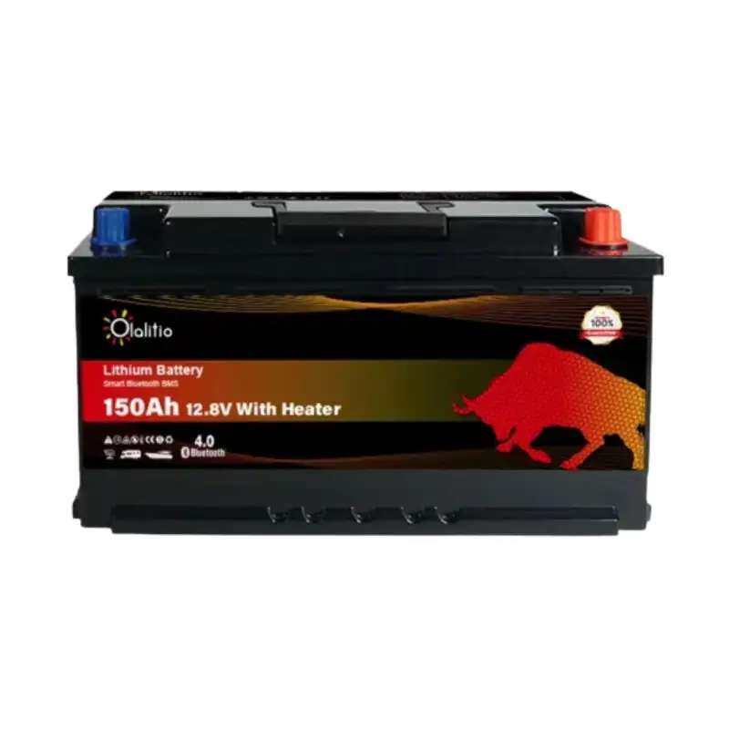 Lithium lifepo4 battery 150ah with heaters