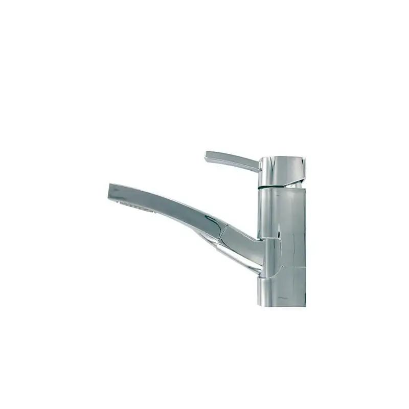 L Capri chrome single-lever mixer tap with pull-out shower