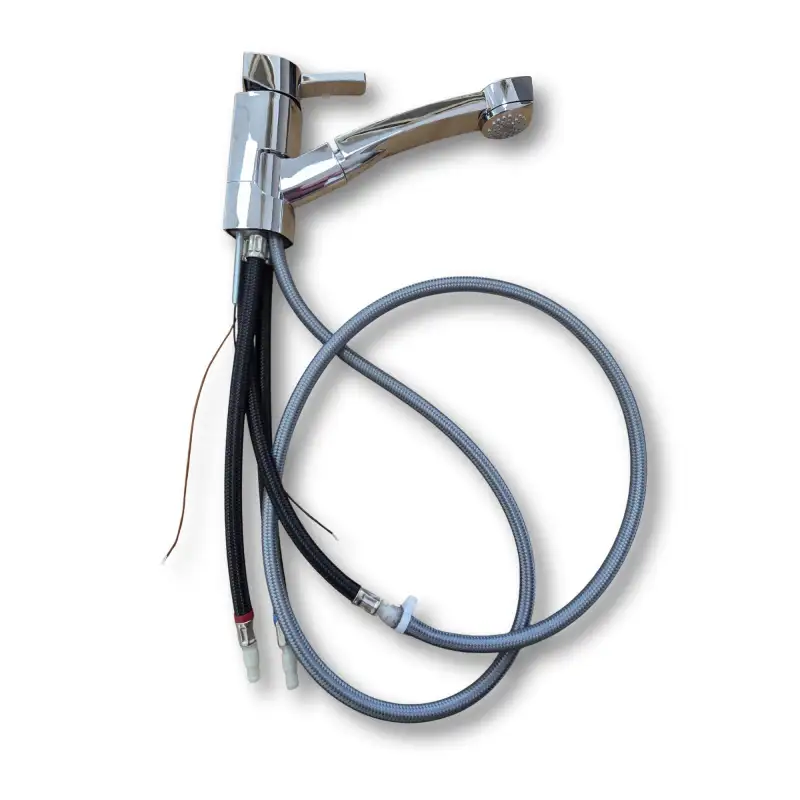 Capri one-handed mixer with short shower