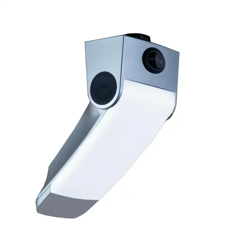 Reading position light with switch