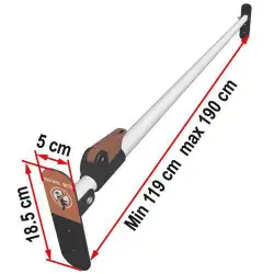 Barra anti-roubo Duo safe pro