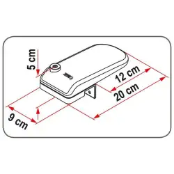 Safe door frame magnum lock