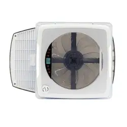 Claraboya plus fan blanca