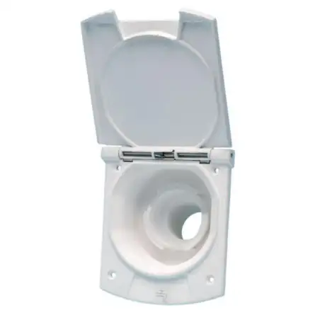 Ø40 water inlet with white magnetic cover