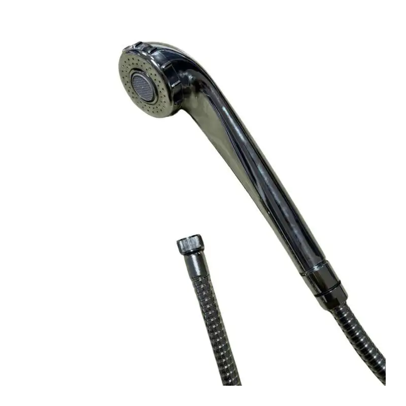 London shower set with chrome hose