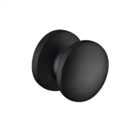 Mini botão preto fosco