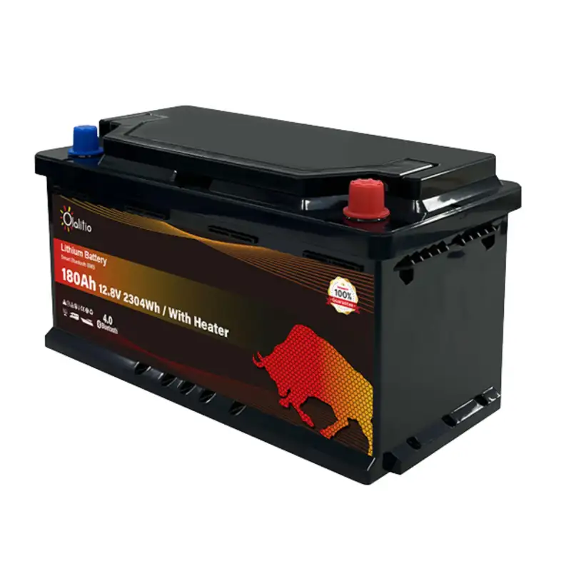Bateria de lítio lifepo4 180ah com aquecedores