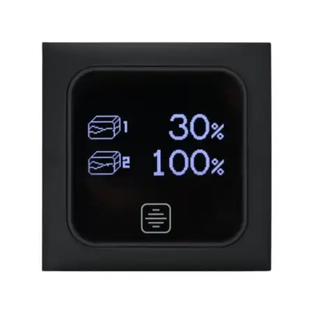 Digitalpanel 2 Tanks pt722 grau