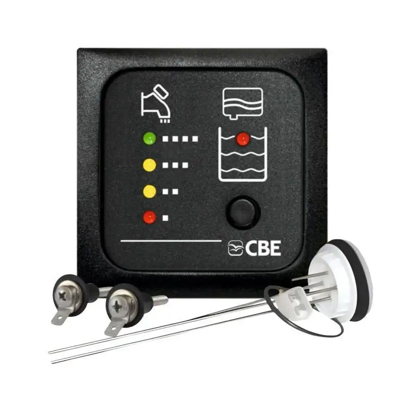 Indicator panel for 2 clean and dirty water tanks mt214 gray