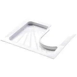 Shower tray 800 x 700 right. instlac.wc