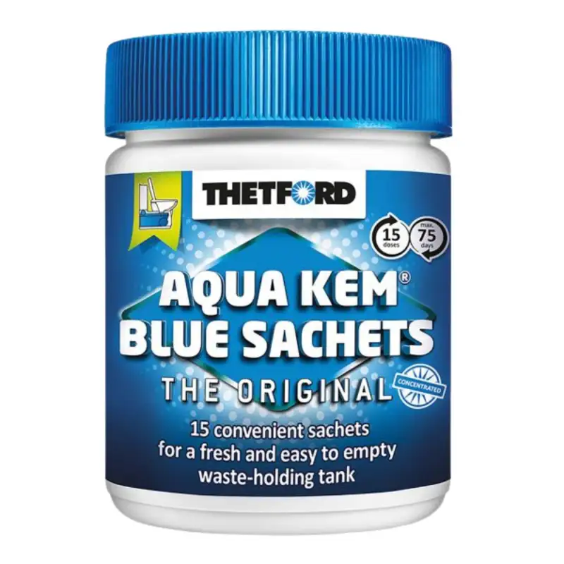 Thetford aqua kem blue sachets concentrado 15 dosis
