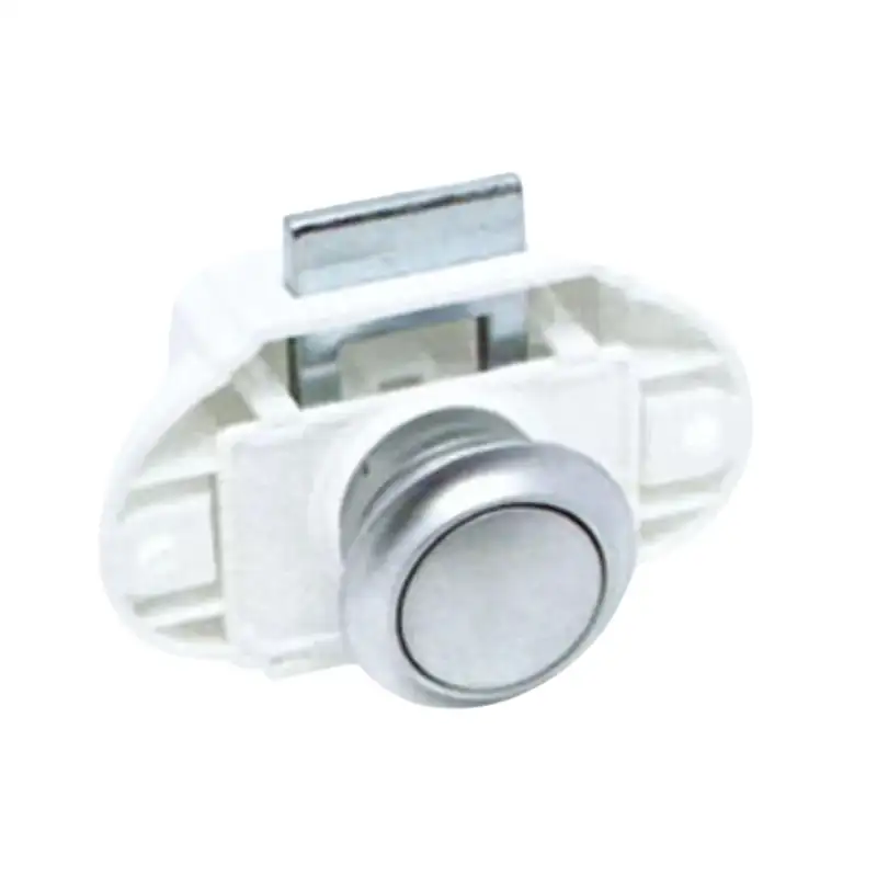 White box pearl push button closure